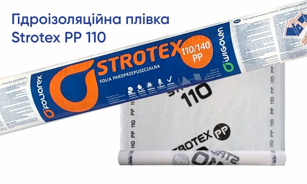 Strotex 110PP water barrier